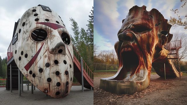 Así de grotesco se vería un parque de diversiones inspirado en icónicos villanos del cine de terror noticias imagen