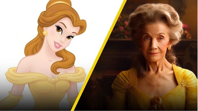 Inteligencia Artificial imagina a las princesas Disney como abuelitas de 80 años