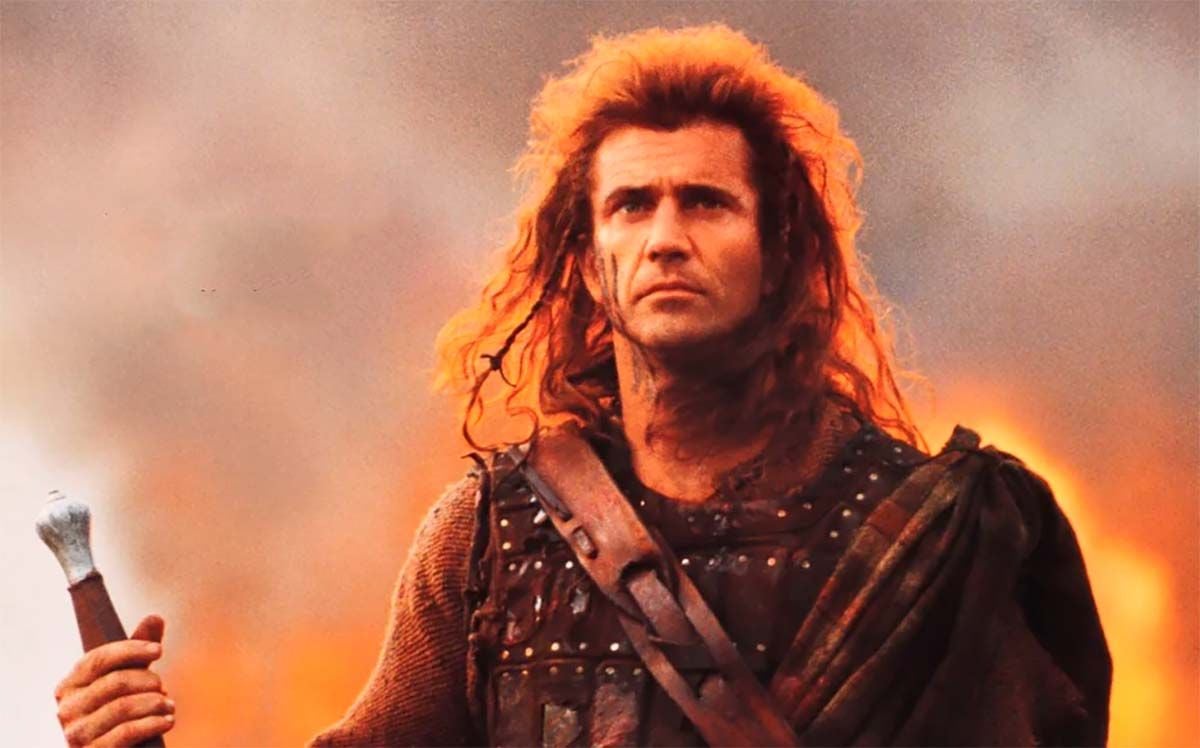 Mel Gibson es el protagonista de 'Corazón valiente'