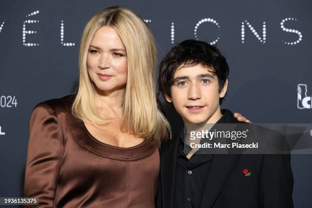Virginie Efira y Milo Machado Graner en los Premios César 2023.