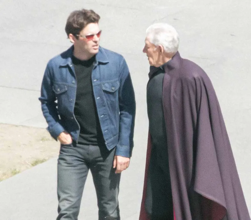 James Marsden e Ian McKellen en el set de 'Avengers Doomsday'