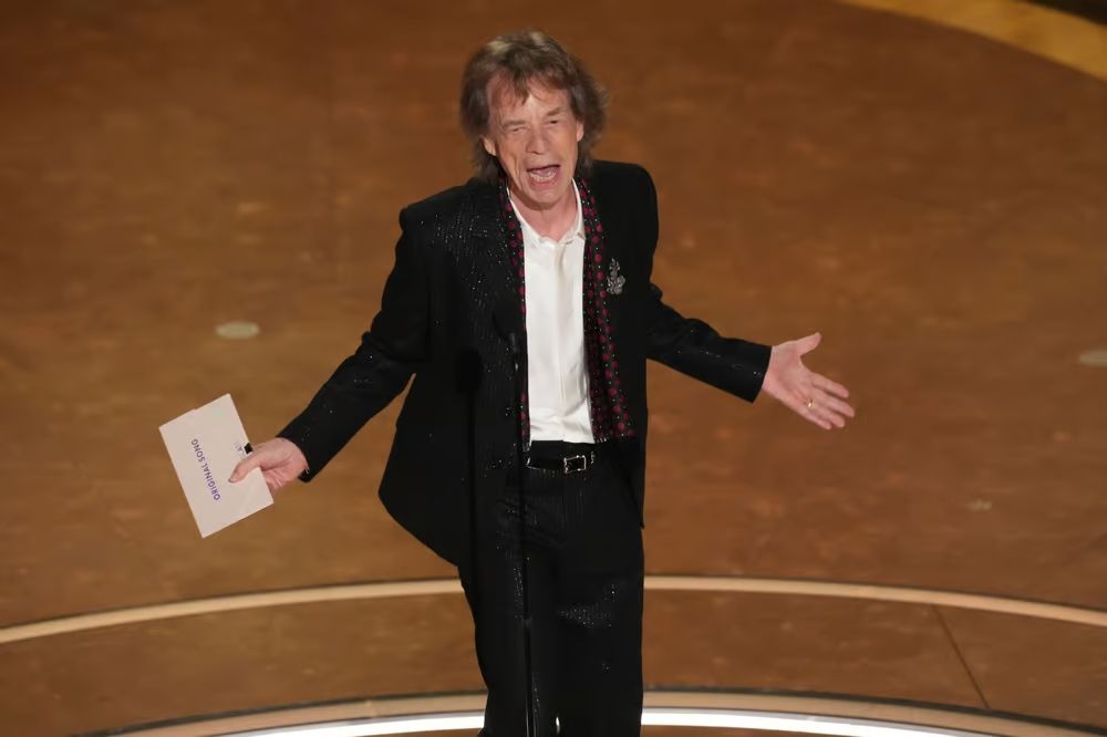 Mick Jagger entregó el Oscar 2025 a Mejor canción original