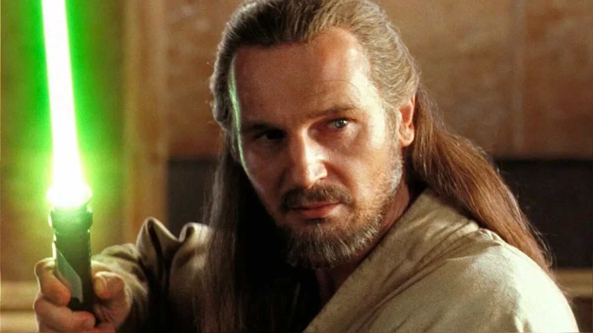 Qui-Gon Jinn en 'Star Wars Episodio I: La amenaza fantasma'