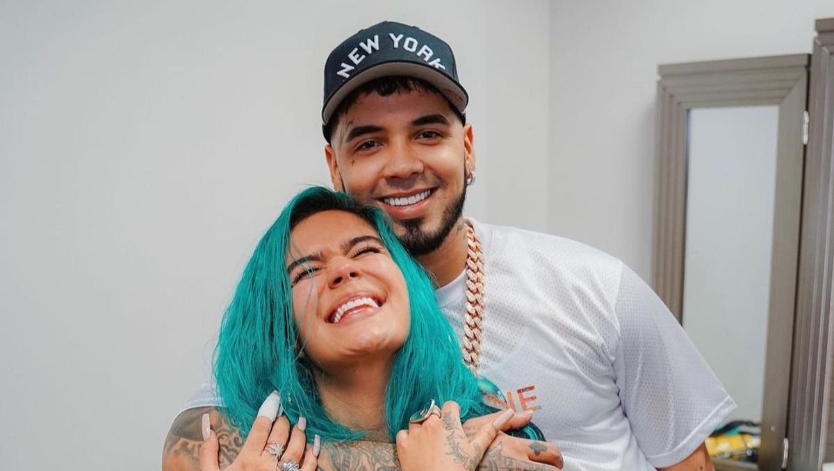 Karol G y Anuel AA cuando eran pareja