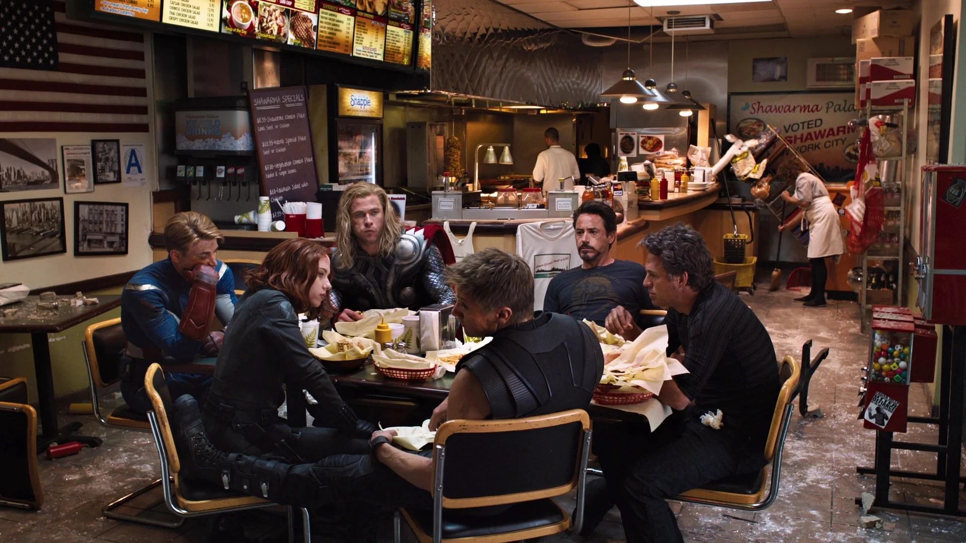 La curiosa escena de 'Avengers'