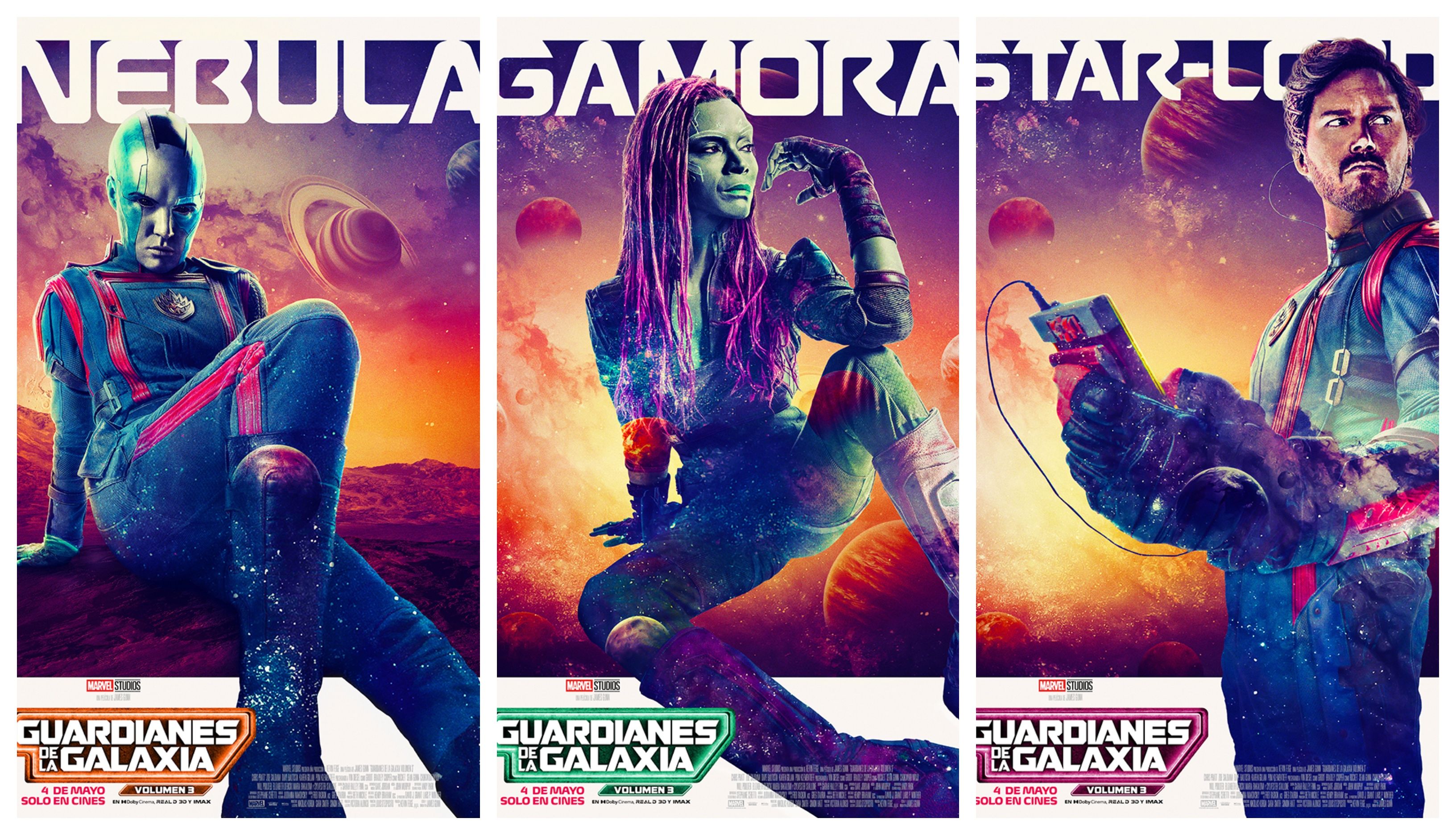 'Guardianes de la Galaxia vol. 3': Mira los posters que estrenó Marvel sobre la última cinta de la saga