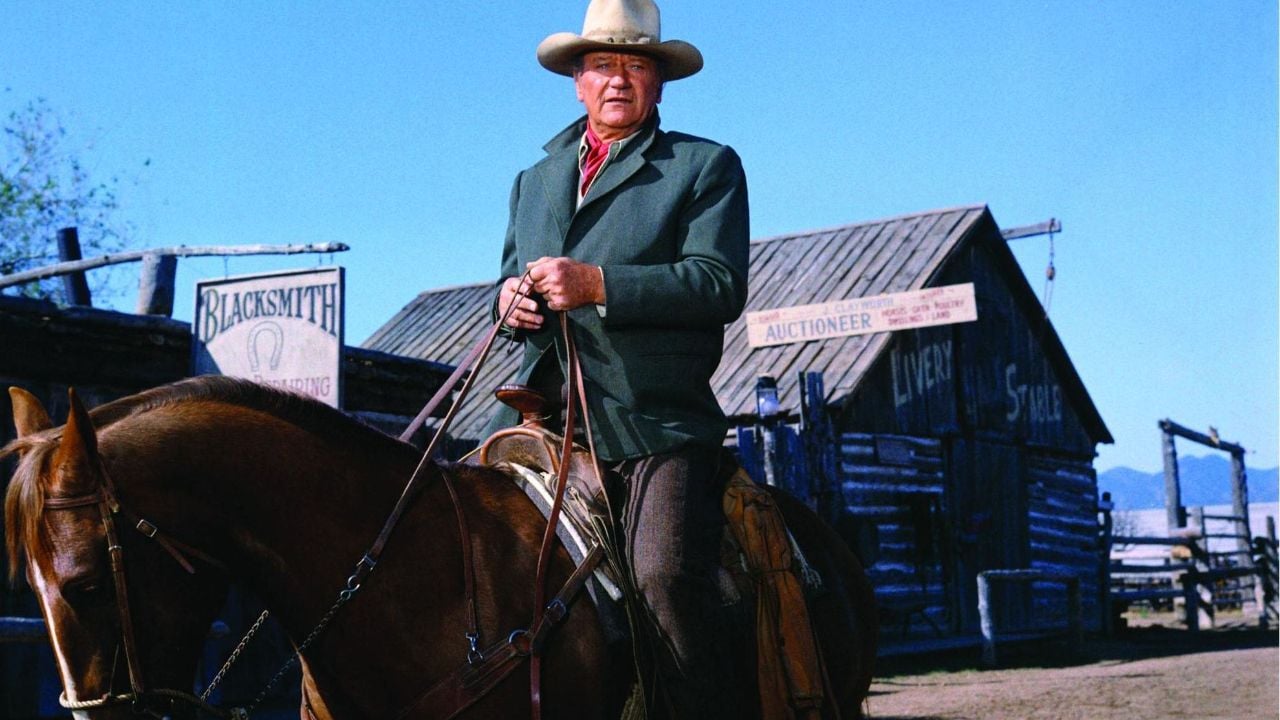 John Wayne en 'The Cowboys'